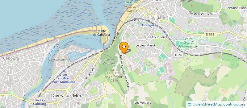 localisation de l'entreprise DEEP NATURE MER  LES HOUCHES