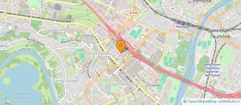 localisation de l'entreprise DEEP RECRUITMENT à CERGY