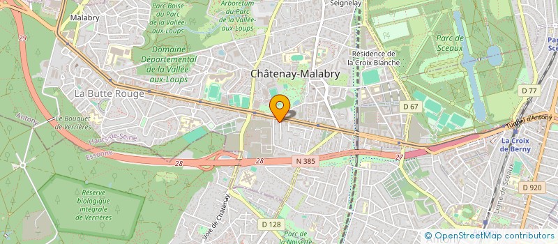 localisation de l'entreprise DEEP3DATA  CHATENAY-MALABRY