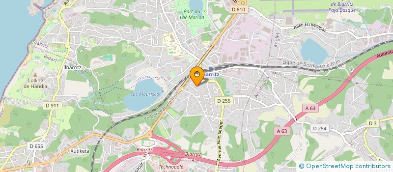 localisation de l'entreprise DEEPCASTR  BIARRITZ