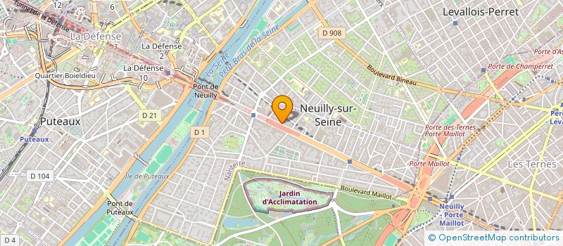 localisation de l'entreprise DEEPCROWD à NEUILLY-SUR-SEINE