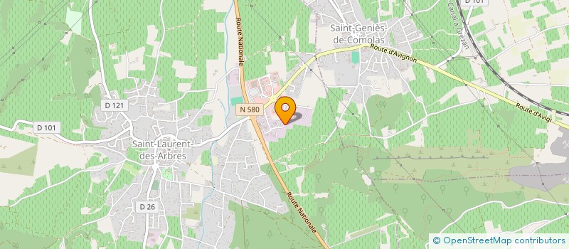 localisation de l'entreprise DEEPFIELD  SAINT-LAURENT-DES-ARBRES