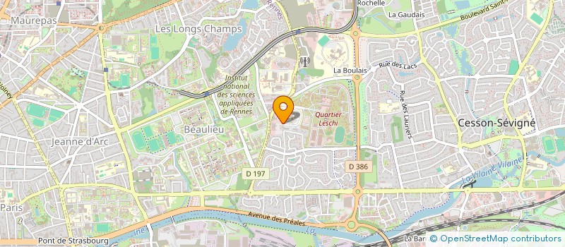 localisation de l'entreprise DEEPHAWK  CESSON-SEVIGNE