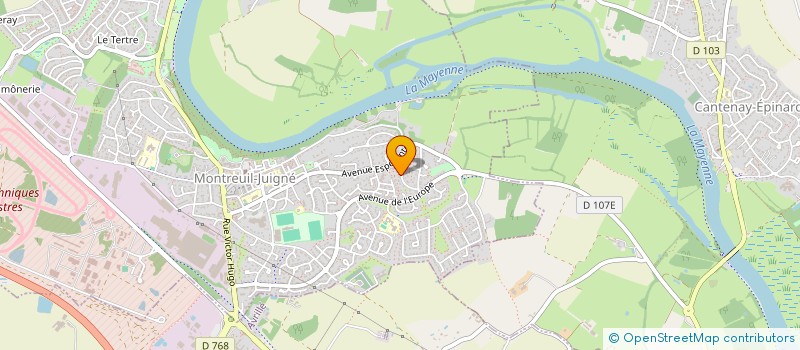 localisation de l'entreprise DEEPLIFE  MONTREUIL-JUIGNE