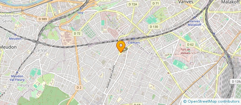 localisation de l'entreprise DEEPS ROLLERSKATE à CLAMART