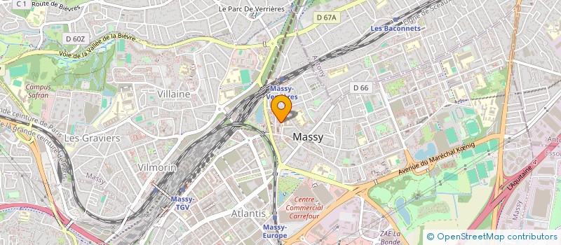 localisation de l'entreprise DEEPTEAMS à MASSY