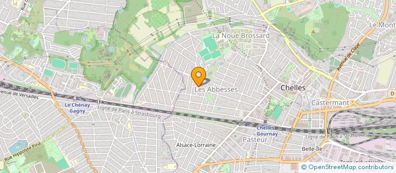 localisation de l'entreprise DEEPTIC à CHELLES