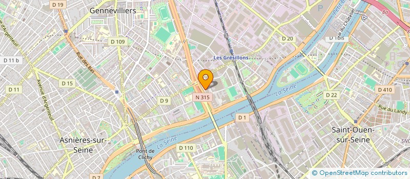 localisation de l'entreprise DEEPWATER LABEL  ASNIERES-SUR-SEINE