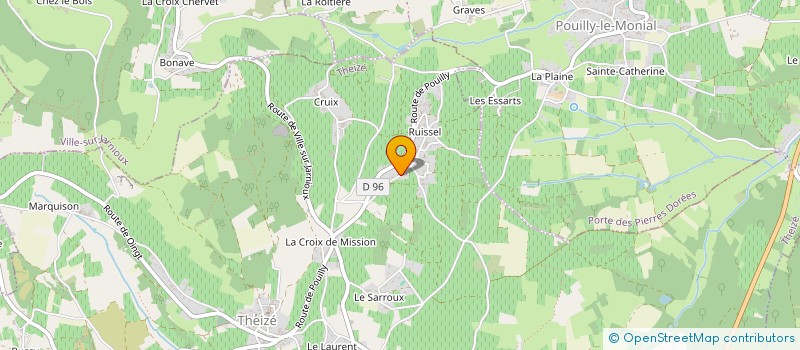 localisation de l'entreprise DEESE  FRONTENAS