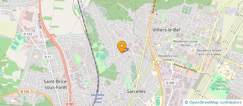 localisation de l'entreprise DEESSE à SARCELLES