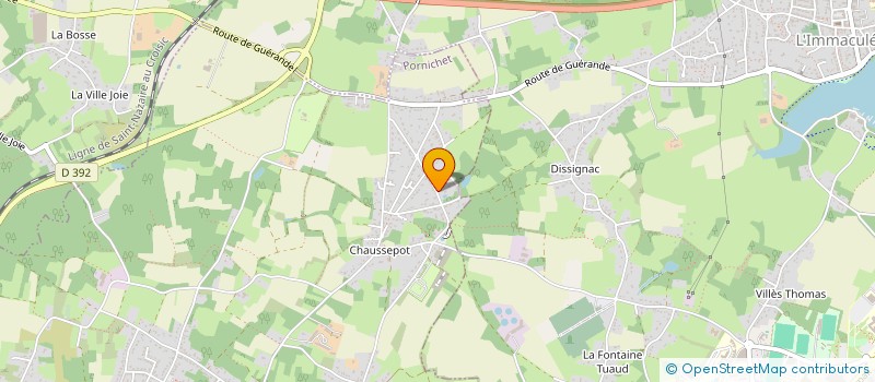 localisation de l'entreprise DEESSE  PORNICHET