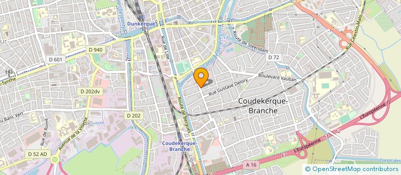 localisation de l'entreprise DEESSE COIFFURE  COUDEKERQUE-BRANCHE