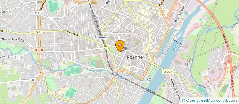 localisation de l'entreprise DEESSE COMMUNICATION EDITION  ROANNE