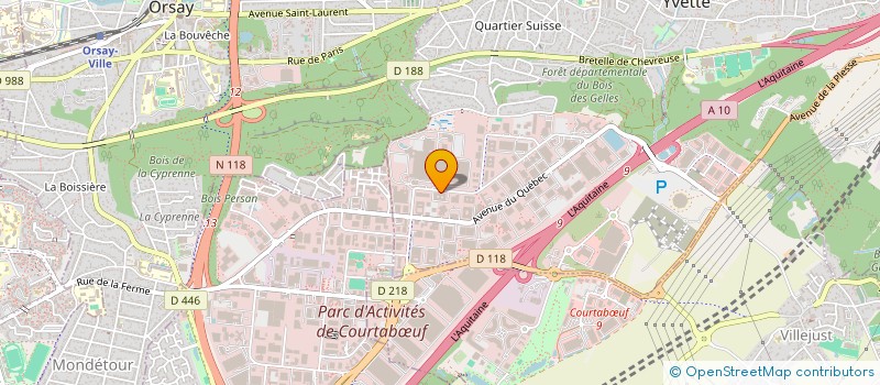 localisation de l'entreprise DEESSE CONSULTING à VILLEBON-SUR-YVETTE