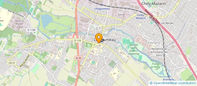 localisation de l'entreprise DEESSE INSTITUT à LONGJUMEAU