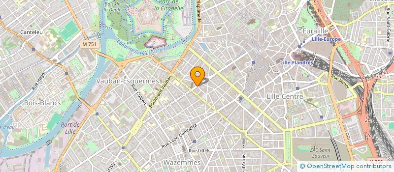 localisation de l'entreprise DEESSE NORD GESTION à LILLE