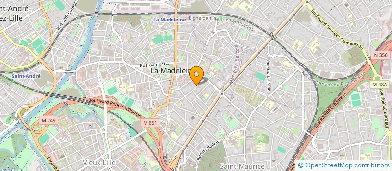 localisation de l'entreprise DEESSE RECORD  LA MADELEINE