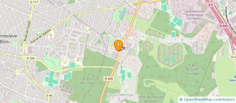 localisation de l'entreprise DEEYAR MEDIA EURL  FLEURY-MEROGIS