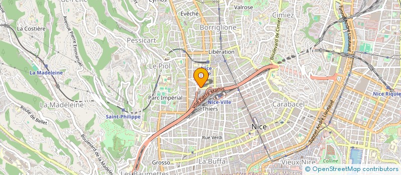 localisation de l'entreprise DEEZART à NICE
