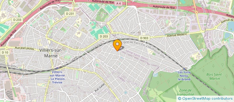 localisation de l'entreprise DEF  VILLIERS-SUR-MARNE