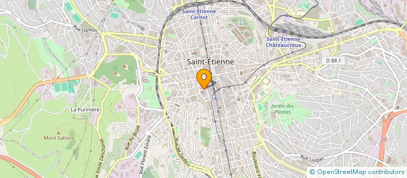 localisation de l'entreprise DEF SYSTEMES à SAINT-ETIENNE