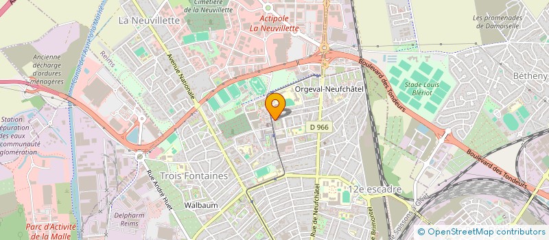 localisation de l'entreprise DEF ZEPH - HALLBLACK REKORD'Z  REIMS