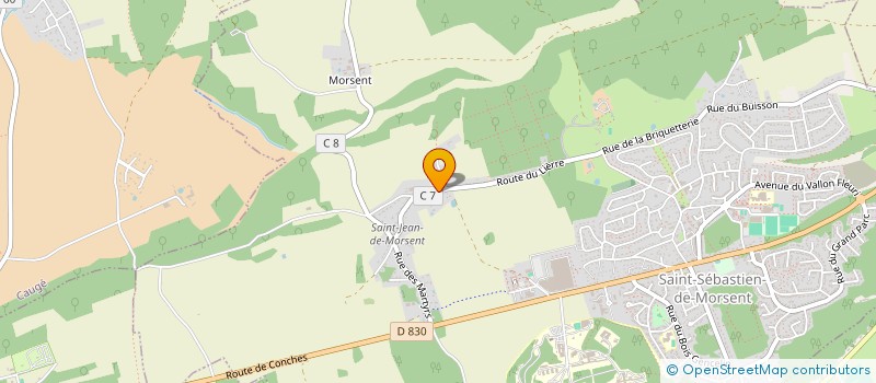 localisation de l'entreprise DEFA  SAINT-SEBASTIEN-DE-MORSENT