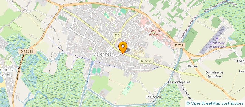 localisation de l'entreprise DEFA II à SAINT-JUST-LUZAC