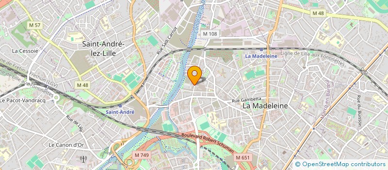 localisation de l'entreprise DEFACTO à LA MADELEINE