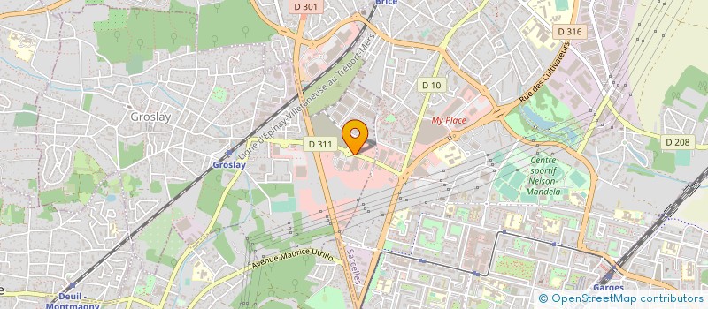 localisation de l'entreprise DEFACTO  GROSLAY