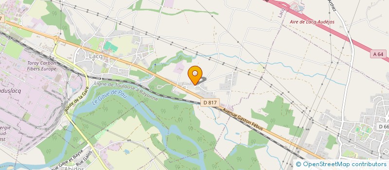 localisation de l'entreprise DEFARGE CEREALES  LACQ