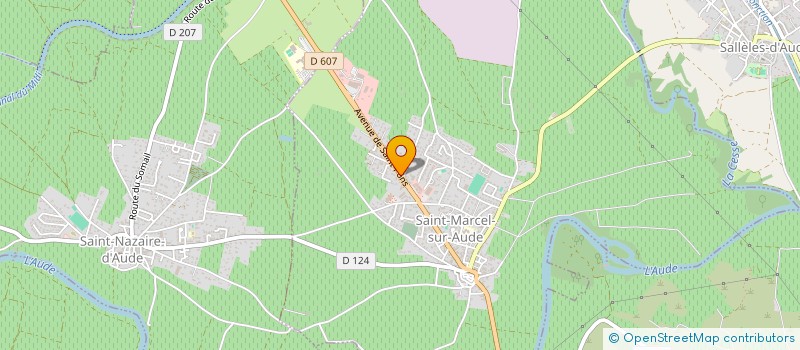 localisation de l'entreprise DEFARI à SAINT-MARCEL-SUR-AUDE