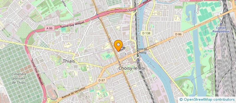 localisation de l'entreprise DEFAS SERVICE INTERNATIONAL à CHOISY-LE-ROI
