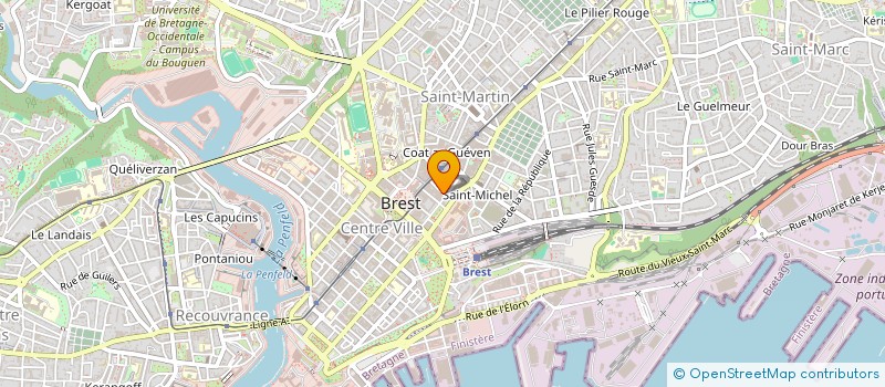 localisation de l'entreprise DEFATELLE à BREST