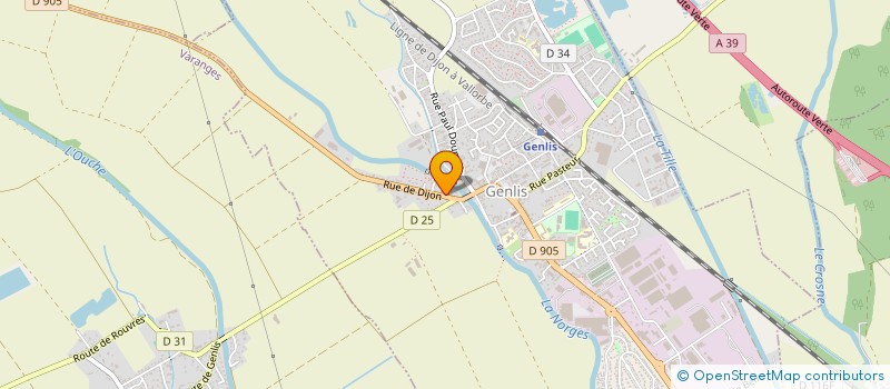 localisation de l'entreprise DEFAUT-BONIN-LAMY-MINET à GENLIS