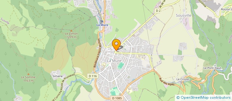 localisation de l'entreprise DEFAUX HABITAT ET SERVICES  LA MURE