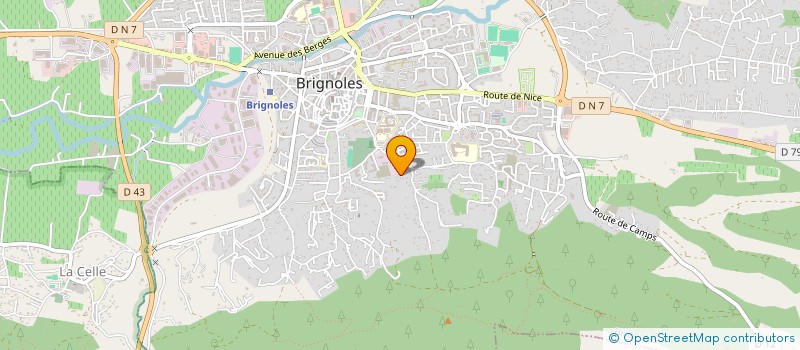 localisation de l'entreprise DEFAUX / LOUIS  BRIGNOLES