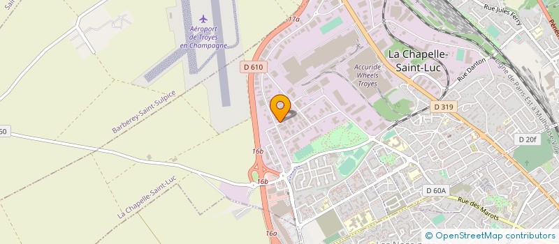 localisation de l'entreprise DEFAUX PERE ETFILS à LA CHAPELLE-SAINT-LUC