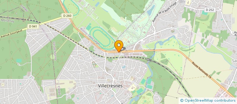 localisation de l'entreprise DEFCO à VILLECRESNES