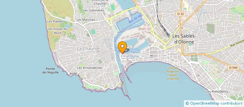 localisation de l'entreprise DEFCOT à LES SABLES D'OLONNE