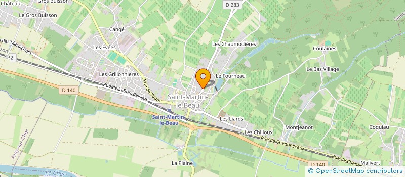 localisation de l'entreprise DEFEINGS TRANSPORT à ATHEE-SUR-CHER