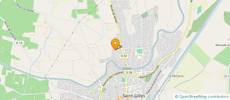 localisation de l'entreprise DEFENESTREE  SAINT-GILLES