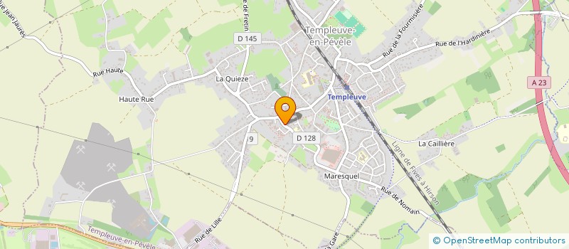 localisation de l'entreprise DEFENIN - DELATTRE  TEMPLEUVE-EN-PEVELE