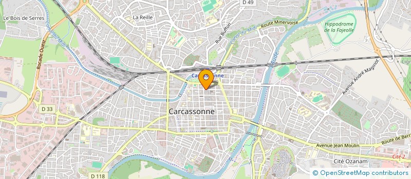 localisation de l'entreprise DEFENSA D'OC à CARCASSONNE