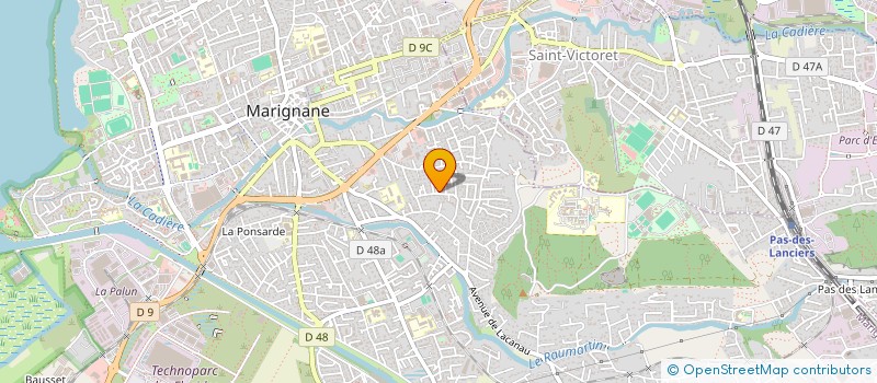 localisation de l'entreprise DEFENSE AIDE ET LOISIRS MARIGNANE  MARIGNANE