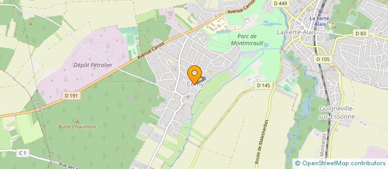 localisation de l'entreprise DEFENSE CONTRE LE PROJET HYDROCARBURES RD 191 à CERNY