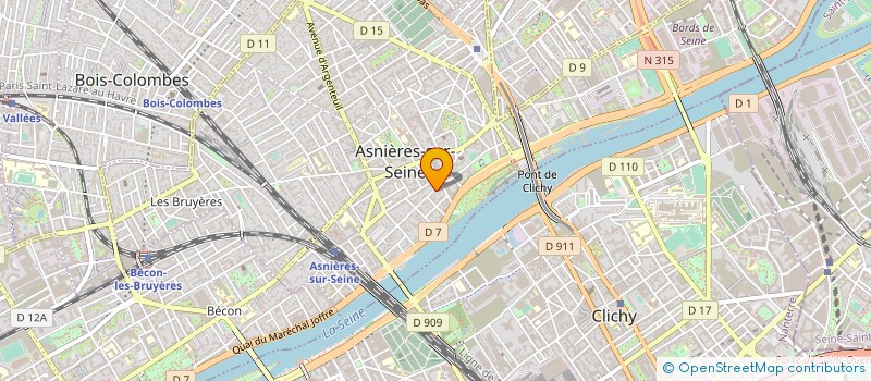 localisation de l'entreprise DEFENSE D'Y VOIR  ASNIERES-SUR-SEINE