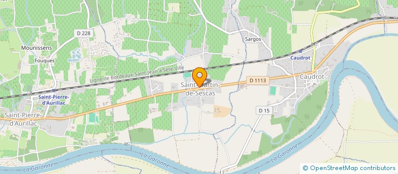 localisation de l'entreprise DEFENSE DE L ENTRE DEUX MERS  VERDELAIS