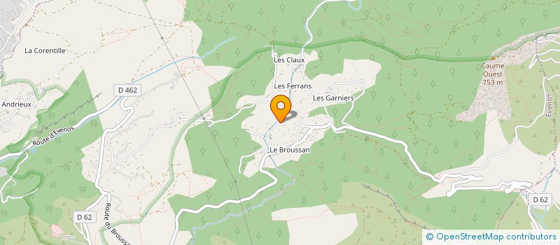 localisation de l'entreprise DEFENSE DE L'ENVIRONNEMENT D'EVENOS  EVENOS