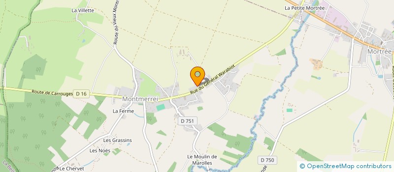 localisation de l'entreprise DEFENSE DE L'ENVIRONNEMENT ET DU PATRIMOINE DE MONTMERREI à MONTMERREI